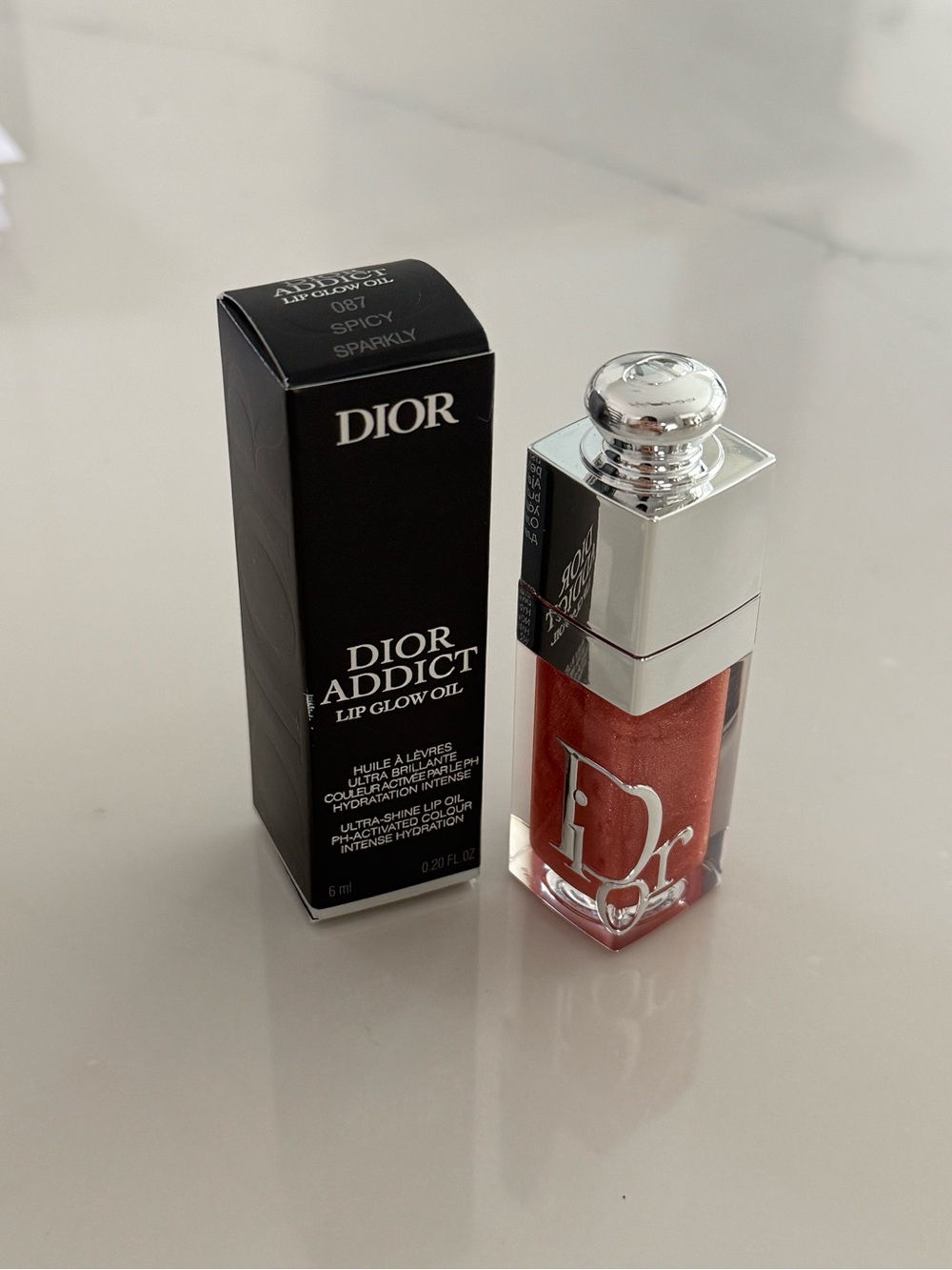 New! Dior Addict Lip Glow Oil sparkling lipgloss - 087 Spicy Soarkly